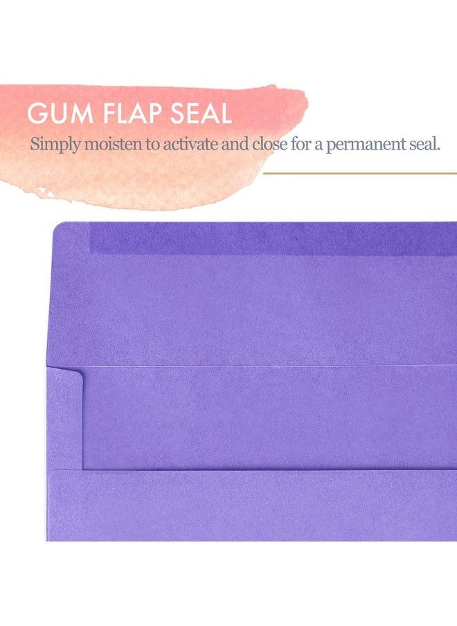 MATICAN - Invitation Envelopes 100Pack 5X7 Envelopes A7 Envelopes For Invitations Purple 5 1 4 X 7 1 4 Inches - Image 1
