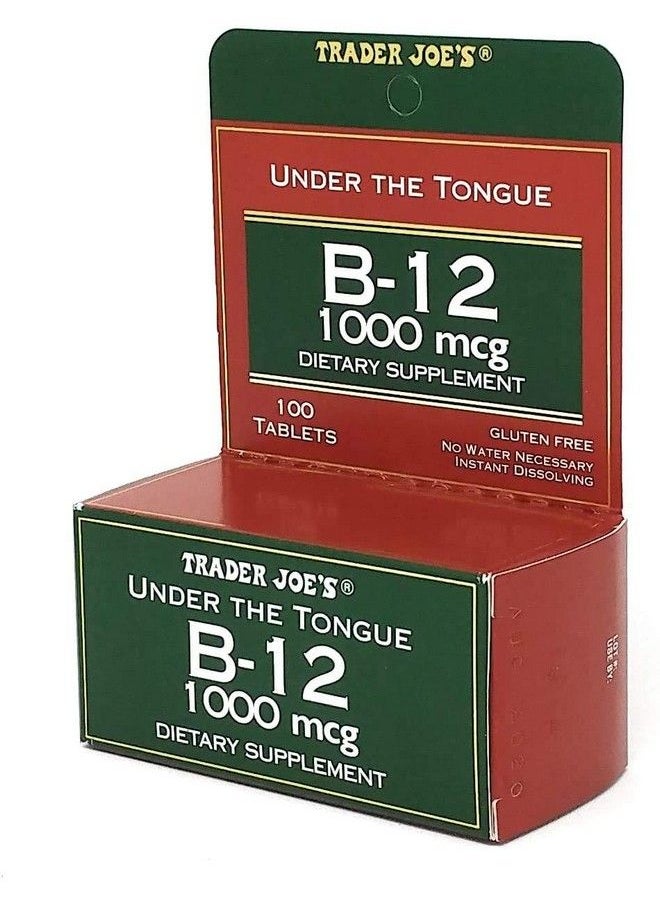 TJ's - Trader Joe Under The Tongue B12 1000 Mcg Dietary Supplement 100 Tablets - Image 1