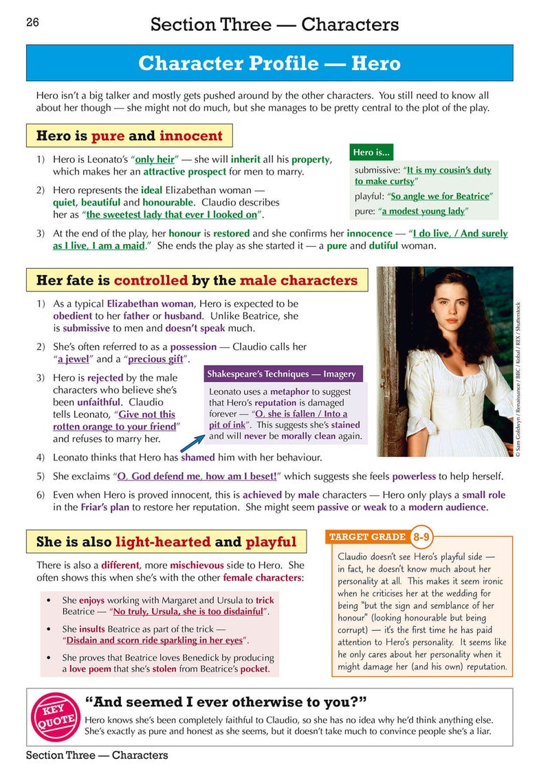 دليل نصوص شكسبير للغة الإنجليزية GCSE - الكثير من الضجيج حول لا شيء يشمل النسخة الإلكترونية والاختبارات (دليل نصوص اللغة الإنجليزية GCSE من CGP) - Image 4