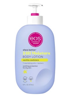 EOS Shea Better Body Lotion, Vanilla Cashmere, Vegan 16 oz  - Image 1