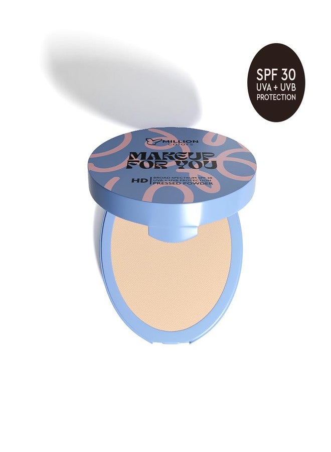 Million Colors Compact Powder SPF 30 - Warm Beige 01, 12g | Poreless Face Powder for Glowing Skin | Oil Control Matte Finish | Hides Imperfections | Blends Effortlessly | For All Skin Types - Image 2