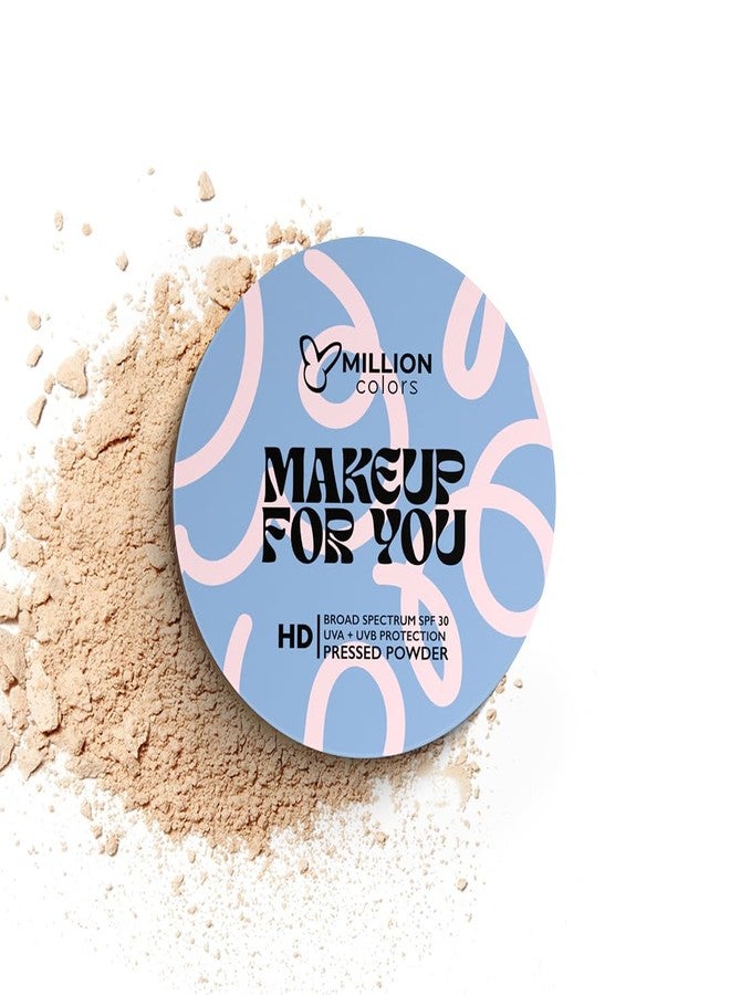 Million Colors Compact Powder SPF 30 - Warm Beige 01, 12g | Poreless Face Powder for Glowing Skin | Oil Control Matte Finish | Hides Imperfections | Blends Effortlessly | For All Skin Types - Image 1
