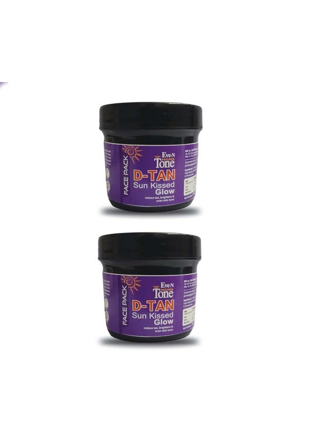Eve-N D-TAN Pack for Instant Tan Removal & Sun Damage Protection Sun Kissed Glow,Hydrates Brightens Tightens the skin Remove Tan Pack Of 2 - Image 1