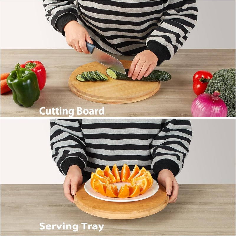 ECOHAGOU 113 Extra Large Salad Bowl with Wooden Lid  Servers 208Oz Oversized Bamboo Fiber Salad Serving Set with Utensils for HomeKitchen Big Lightweight Bowl for Mixing SaladFruitPasta  Turquoise - Image 4