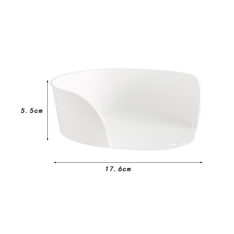 3Pcs White Side Dish Plate Food Organizer Convenient Serving Plates - Image 4
