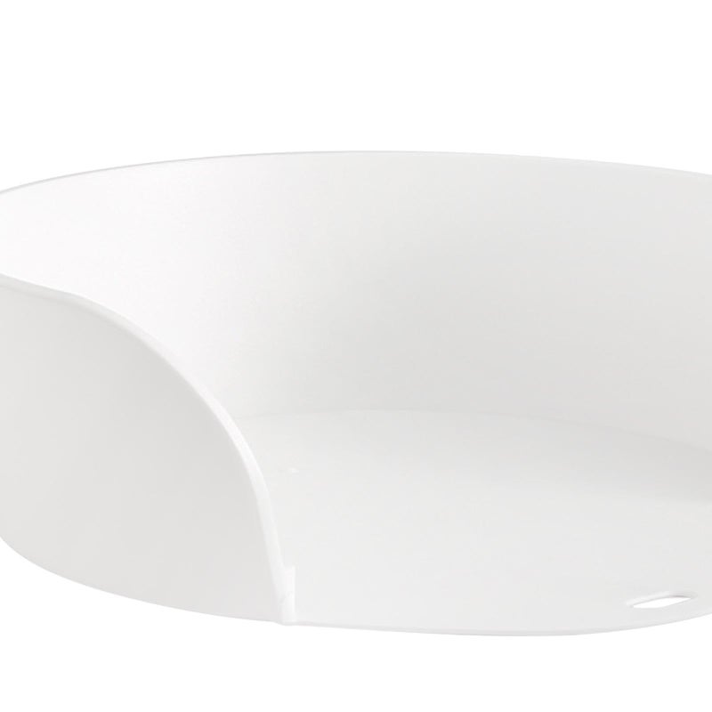 3Pcs White Side Dish Plate Food Organizer Convenient Serving Plates - Image 3