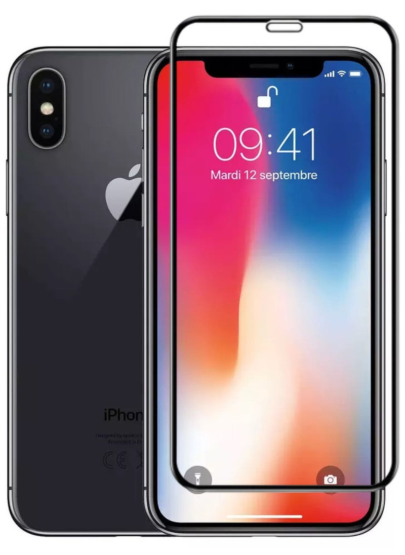 RAYON Tempered Glass Screen Protector 5D Designed For iPhone XS Full Screen Coverage And Bubble Free - Image 1
