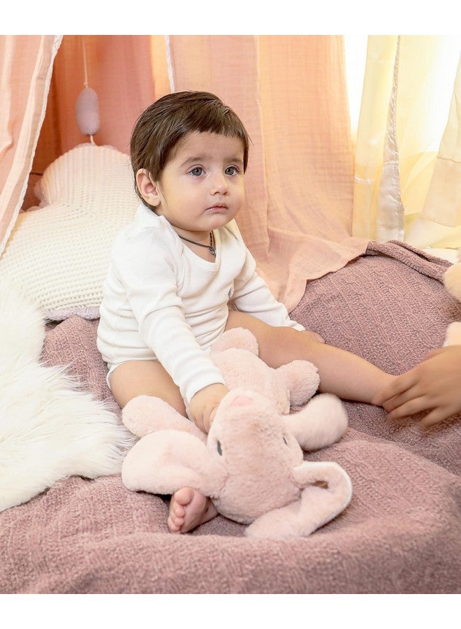 Mi Arcus Sophie Cute Plush Huggable Stuffed Animal Bunny Soft Toy for Girls/Baby/Boys/Kids Gift/Peach/27 CM - Image 2