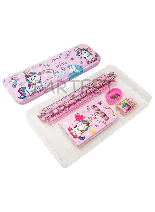 بارتيت مجموعة هدايا بارتيت 8 في 1 لأدوات القرطاسية للأطفال (وردي) (11062020) - Image 3