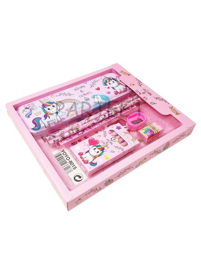 بارتيت مجموعة هدايا بارتيت 8 في 1 لأدوات القرطاسية للأطفال (وردي) (11062020) - Image 2