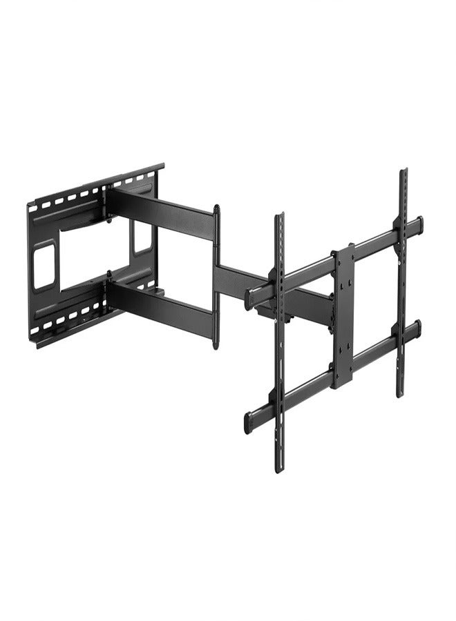 Skill Tech SH 1015P Extra Long Arm Swivel TV Wall Mount for 43"-80" Screens, VESA 800x400, Wall Profile 82mm–1015mm, Max Load 50kg – Black - Image 1