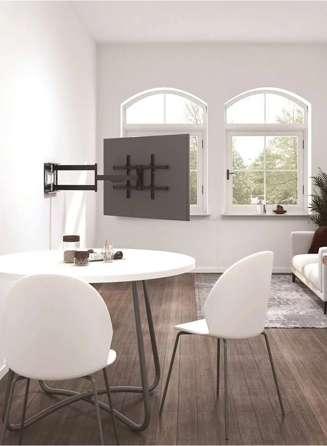 Skill Tech SH 1015P Extra Long Arm Swivel TV Wall Mount for 43"-80" Screens, VESA 800x400, Wall Profile 82mm–1015mm, Max Load 50kg – Black - Image 3