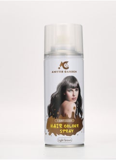 AMYTIS GARDEN Hair Colouring Spray  color Light Brown 135ml  - Image 2