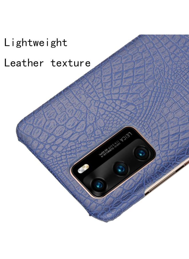 Zaboon Case For Huawei P40 Shockproof Crocodile Texture PC + PU Case - Image 4