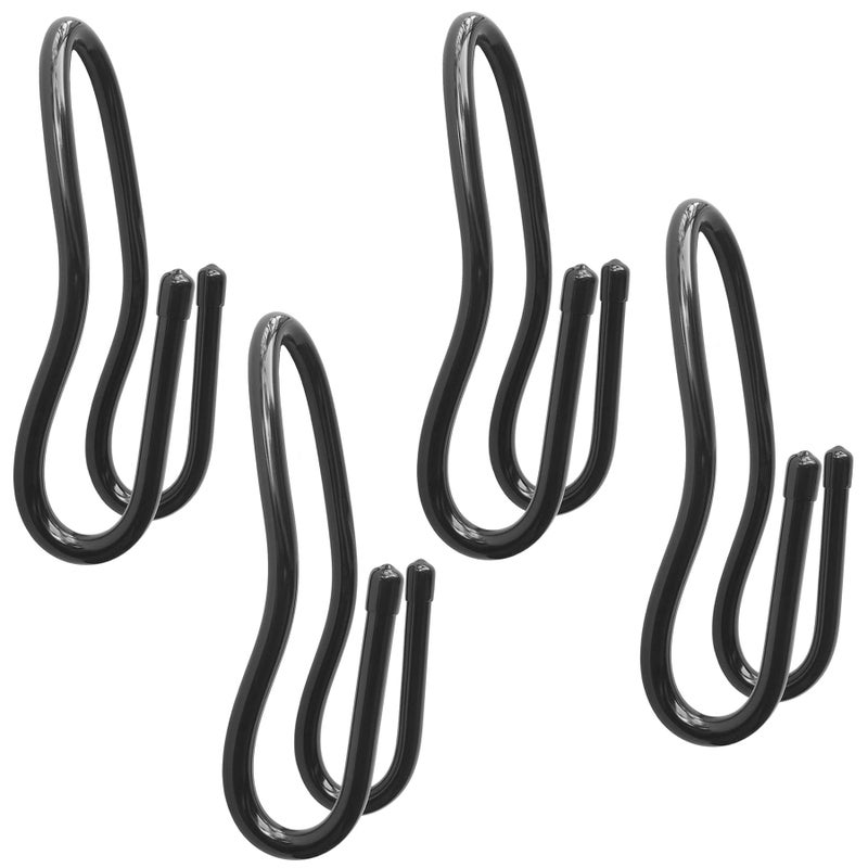 RUZUO Adjustable Car Seat Headrest Hook 4 Pack Car Storage Organizer Headrest Hanger Holder Hooks for Bags Purses Jackets Sweaters Hats Umbrella, Seat Hooks for Vehicle - Image 1