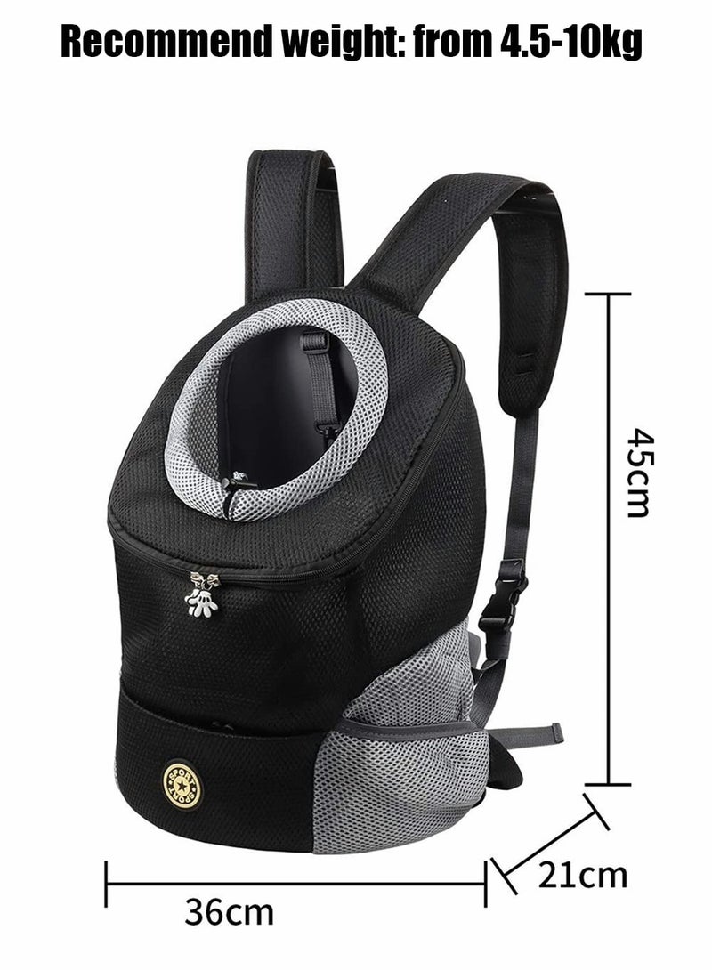Excefore Pet Carrier Backpack for Dogs & Cats, Breathable Double Shoulder Dog Pet Bags Backpack - Image 2