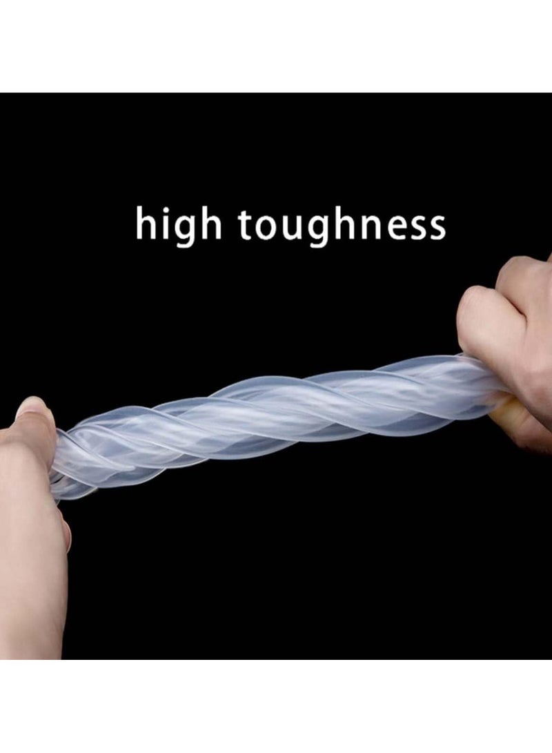 Silicone Tubing 6mm (1/4) ID x 8mm OD (Length 5 Meter- 16.4FT) Food Grade High-temperature Pure Silicone Hose Tube Clear Pipe for Home Brewing Air and Liquid Transfer - Image 3