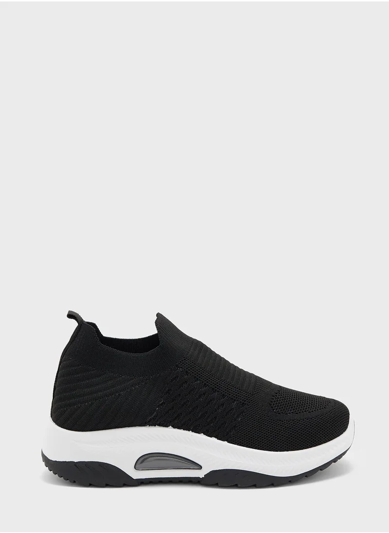Ginger Breathable Knit Slip On Sneakers