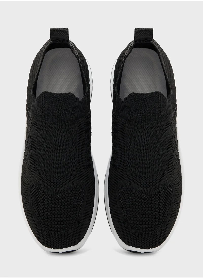 Ginger Breathable Knit Slip On Sneakers