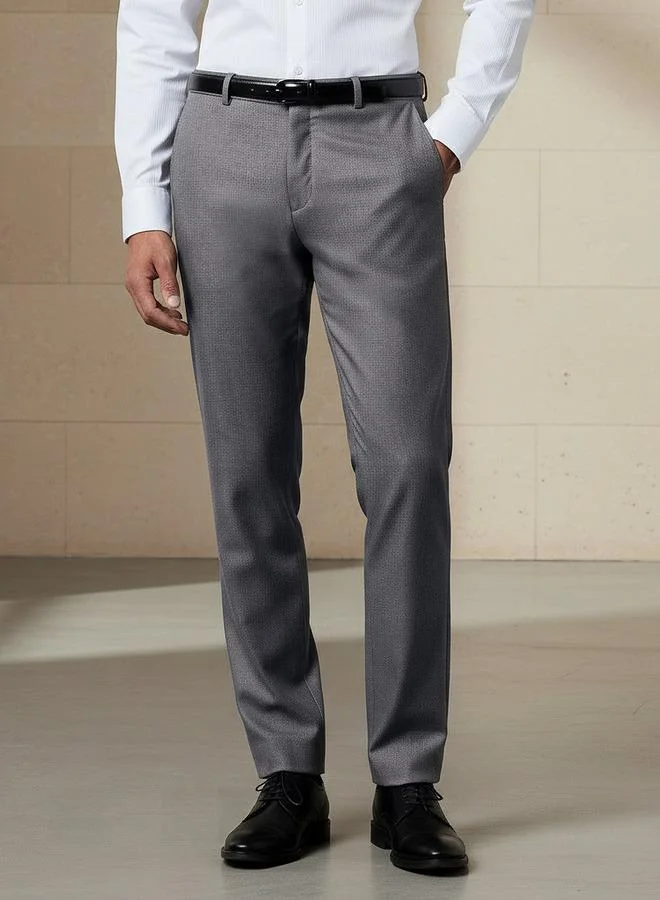 سبلاش فيڤ بنطلون بقصة سليم وخصر مرن وحزام
