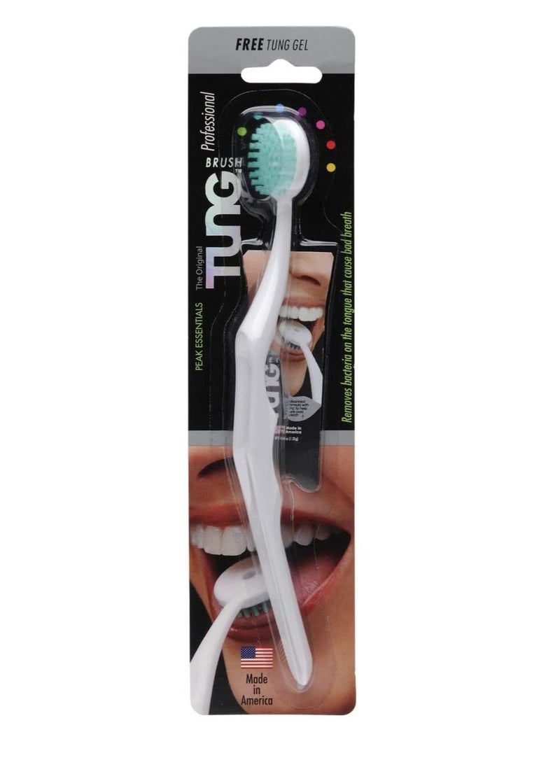 Tung Professional Tongue Brush Cleaner Remove Dirt Causing Bad Breath 