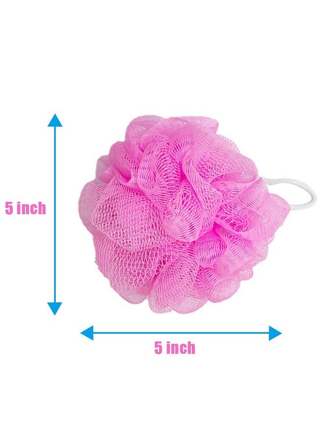 Cshangzei 10 Pack Mesh Bath Spongessoft Bath Shower Loofah Spongecolorful Exfoliating Scrubber For Kids Women Men Body Washrandom Color - Image 3