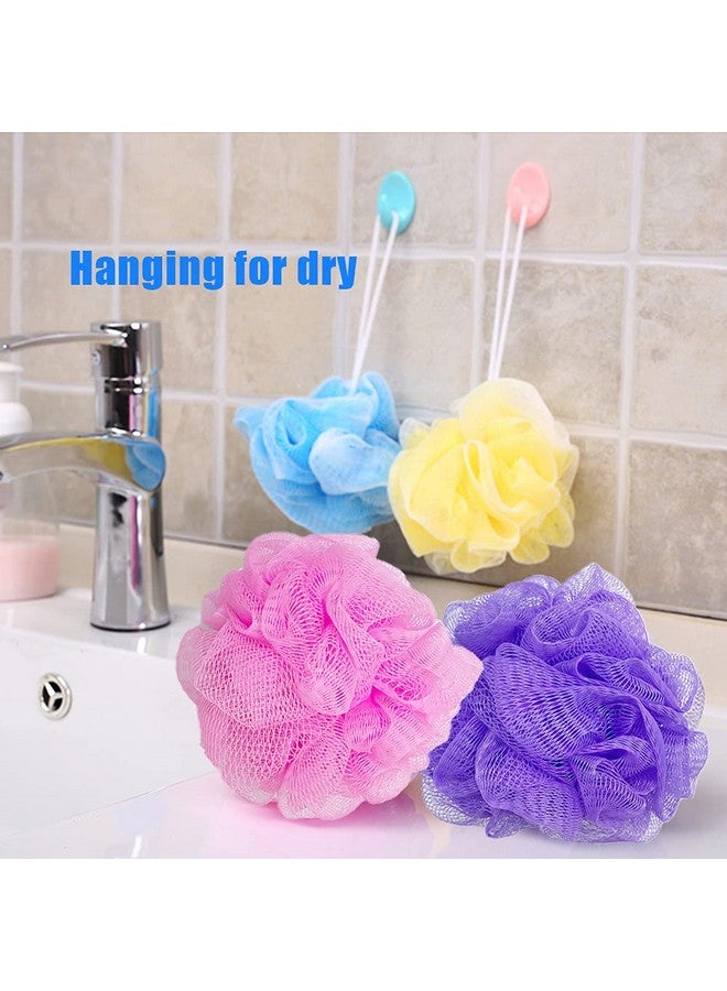Cshangzei 10 Pack Mesh Bath Spongessoft Bath Shower Loofah Spongecolorful Exfoliating Scrubber For Kids Women Men Body Washrandom Color - Image 5