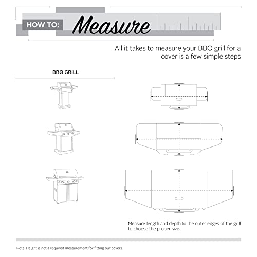 Classic Accessories Ravenna Water-Resistant 80 Inch BBQ Grill Cover, Dark Taupe - Image 4