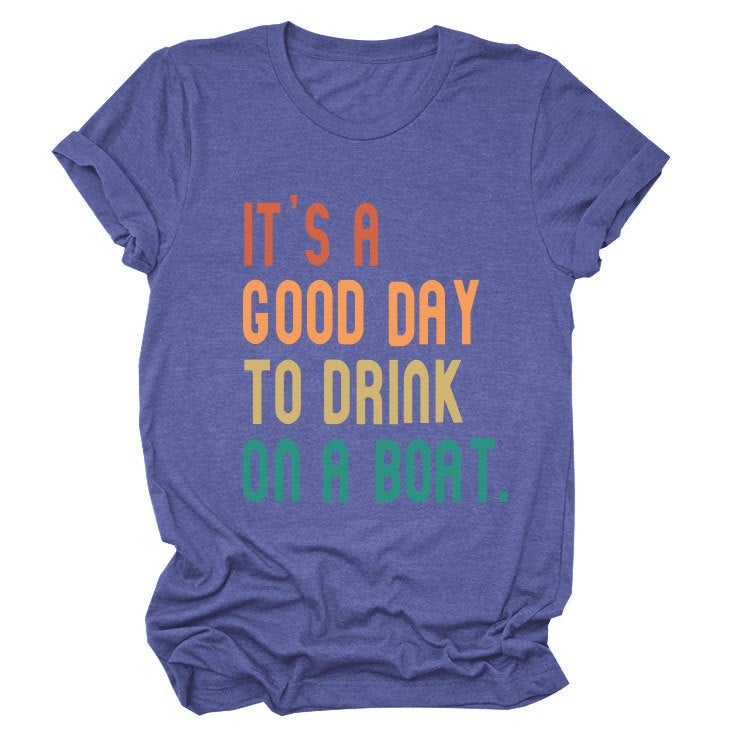 Independent Site It'S A Good Day To Drink Summer Trendy Short-Sleeved T-Shirt - Image 1