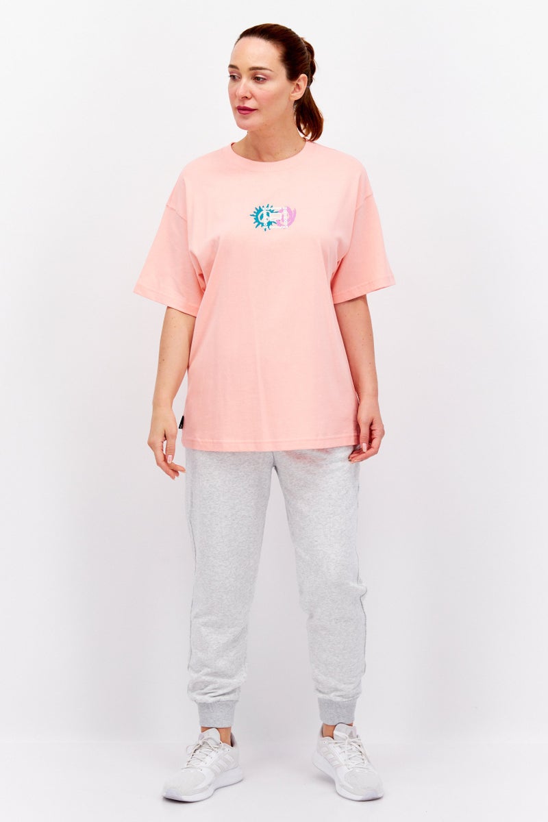 PUMA تي شيرت رياضي نسائي مناسب في الهواء الطلق بأكمام قصيرة، وردي - Image 4