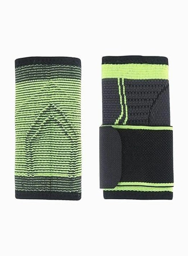 PIERCELL ENTERPRISE Piercell Sports Wrist Band Wrist Supporter for Gym Wrist Band for Men Women With Adjustable Straps - Unit pic-1 Wrist Wrap Gym Accessories for Men Hand & Wrist Support Brace Straps for Gym (Sports Wrist Pad 1 pair) - Image 2