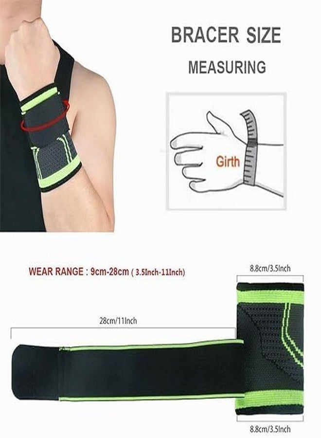 PIERCELL ENTERPRISE Piercell Sports Wrist Band Wrist Supporter for Gym Wrist Band for Men Women With Adjustable Straps - Unit pic-1 Wrist Wrap Gym Accessories for Men Hand & Wrist Support Brace Straps for Gym (Sports Wrist Pad 1 pair) - Image 5