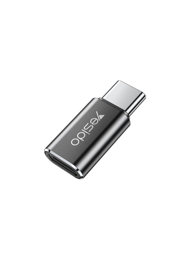 Yesido Yesido GS22 Aluminum Alloy Fast Data Transfer Type-C to Lightning OTG Adapter For iPhone iOS  - Image 1