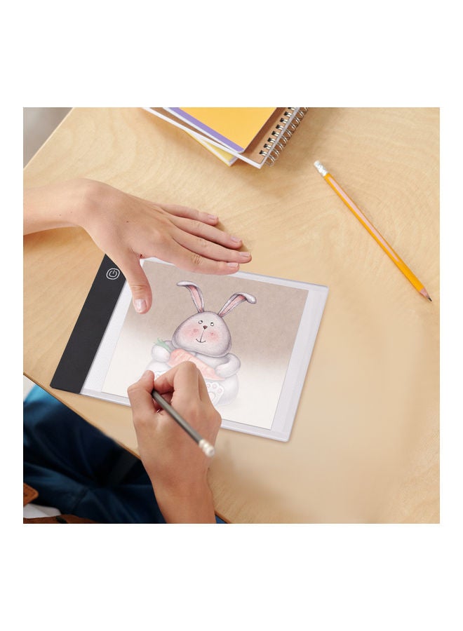 نيبمينينت لوحة رسم رفيعة للغاية مقاس A5 مُزودة بإضاءة LED أسود/ أبيض  - Image 2