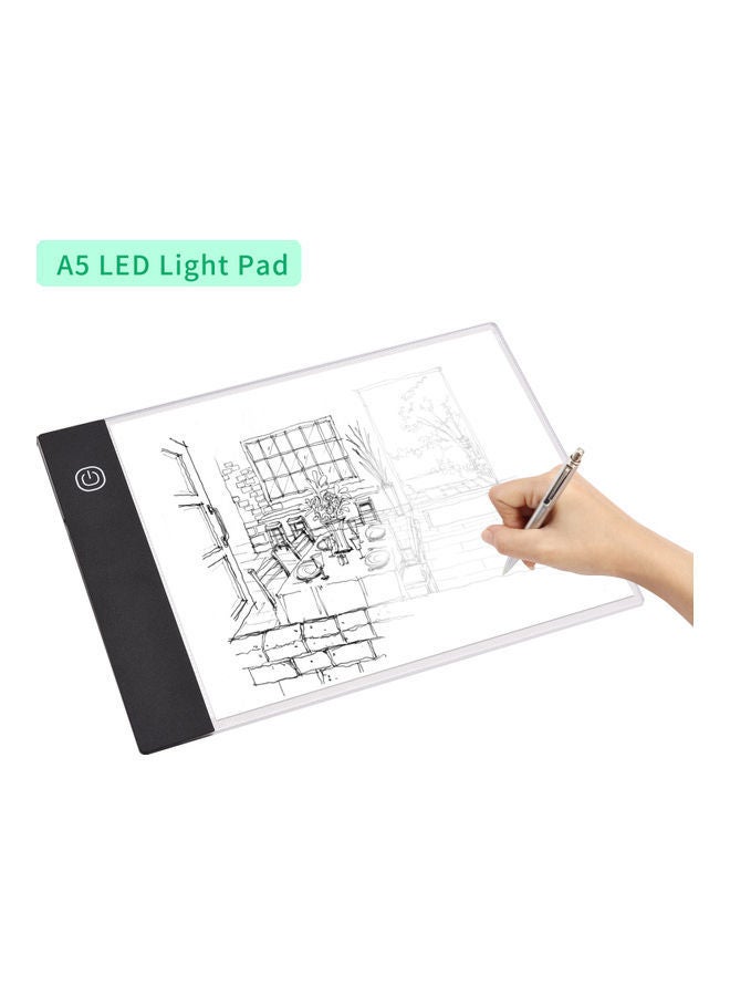 نيبمينينت لوحة رسم رفيعة للغاية مقاس A5 مُزودة بإضاءة LED أسود/ أبيض  - Image 4