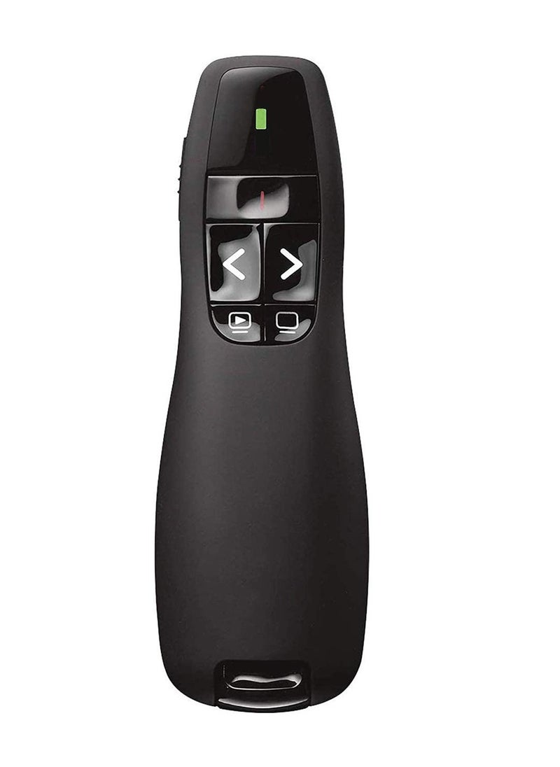 Arabest PowerPoint Presentation Clicker - R400 2.4Ghz USB Wireless Presenter with Red Laser Pointer for Windows and Mac, Remote Control for Slideshows, Keynote and More  - Image 1