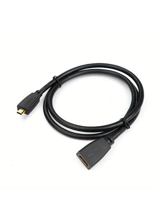 كابل مايكرو HDMI إلى HDMI، 4.9 قدم، 18 جيجابت/ثانية، 4K بتردد 60 هرتز، HDR، مُطلي بالذهب، جاهز للإيثرنت - Image 4