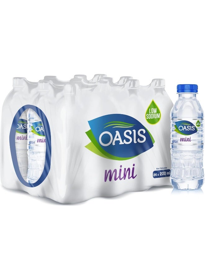 Oasis Still Drinking Water, 24 x 200 ml - Image 1