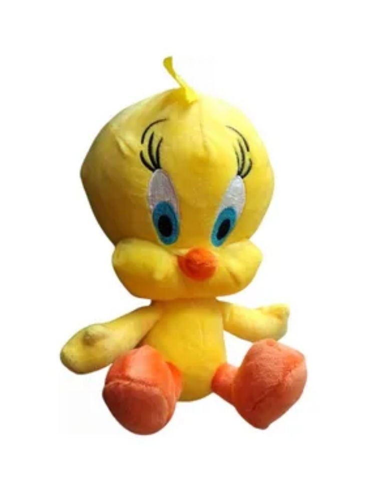 بريميم دمية تويتي القطيفة - دمية كرتونية صفراء ناعمة محشوة من لوني تونز - Image 1