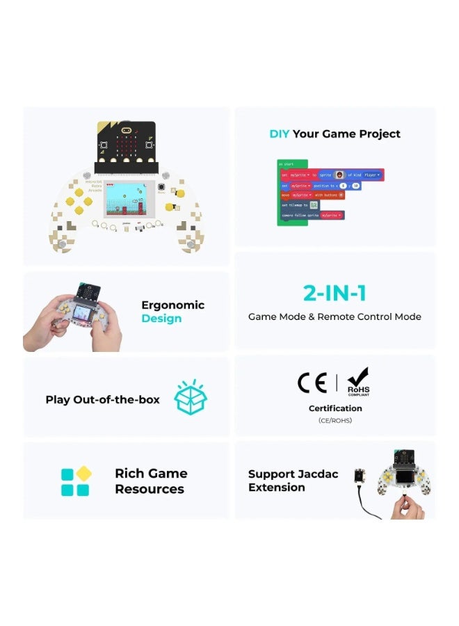 Joystick:bit V2 Kit, the Joystick Controller Compatible With micro:bit Board - Image 4