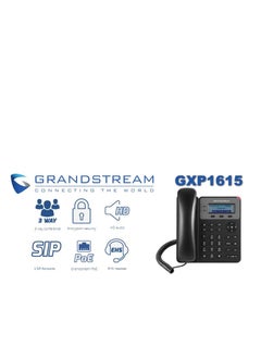 Grandstream Grandstream GXP1615 IP Phone - PoE - Black  - Image 3