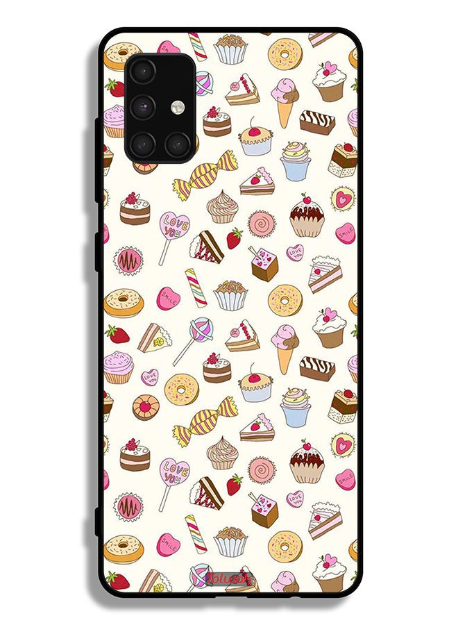 Tolwak Samsung Galaxy A71 4G Protective Case Cover Pattern Of Favorite Items - Image 1