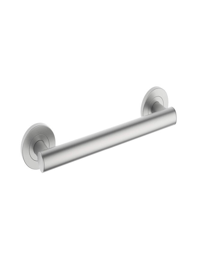 KIBI 12 Inch Stainless Steel Bathroom Safety Grab Bar | Straight Shaped Grab Bar for Bathtubs and Showers, Shower Safety Grab Bars for Seniors, Wall Mounted Anti-Slip Support (Brushed Nickel, KGB1112) - Image 1