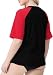 Halcurt Womens Plus Size Half Zip Short Sleeve Rash Guard Swim Top Loose Fit Swim Shirt UPF50 Swimsuit Black Red 4X - Image 2
