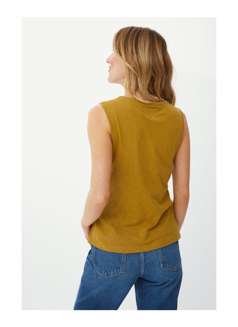mantaray - Pocket V Neck Slub Vest - Image 1
