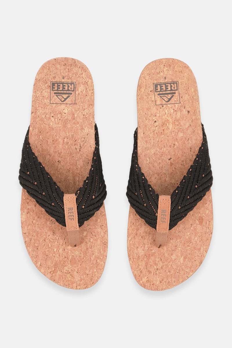 Reef Women Slip On Slipper, Black - Image 4
