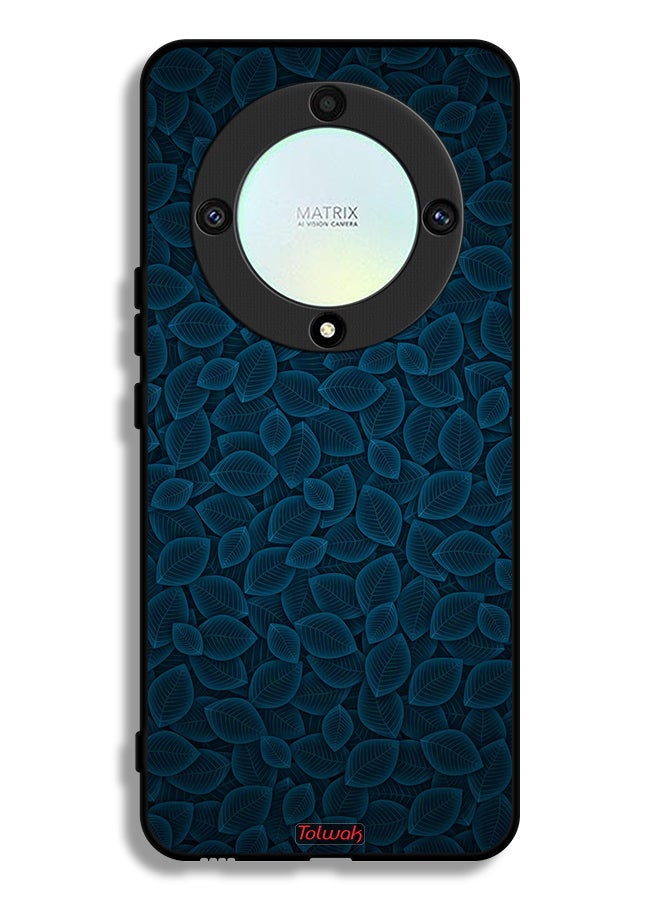 Tolwak Honor X9a Protective Case Cover Digital Art Leaves Pattern - Image 1