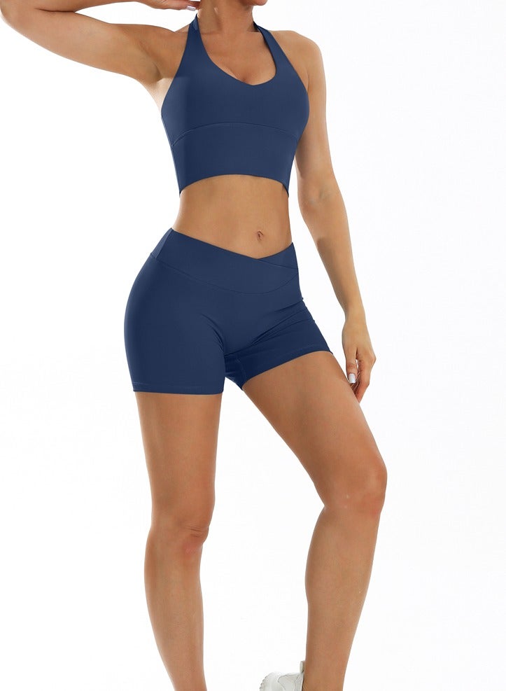 general 2PCS Yoga Set Women Gym Shorts Tracksuit Workout Clothes Hip Lifting Sport Suit Female Sports Bra Fitness Shorts Sportwear  - Image 3