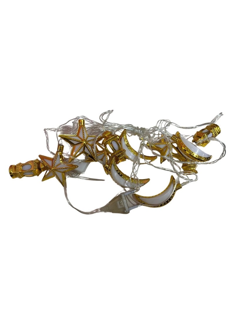 Generic Ramadan decoration lighting branch 12 pieces 3m - Design may vary.  - Image 1