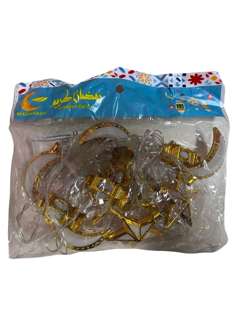 Generic Ramadan decoration lighting branch 12 pieces 3m - Design may vary.  - Image 3